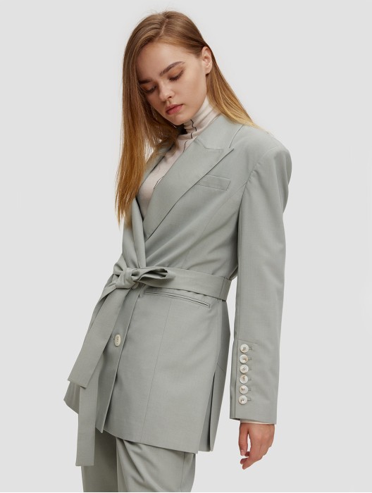 Belted Wrap Jacket