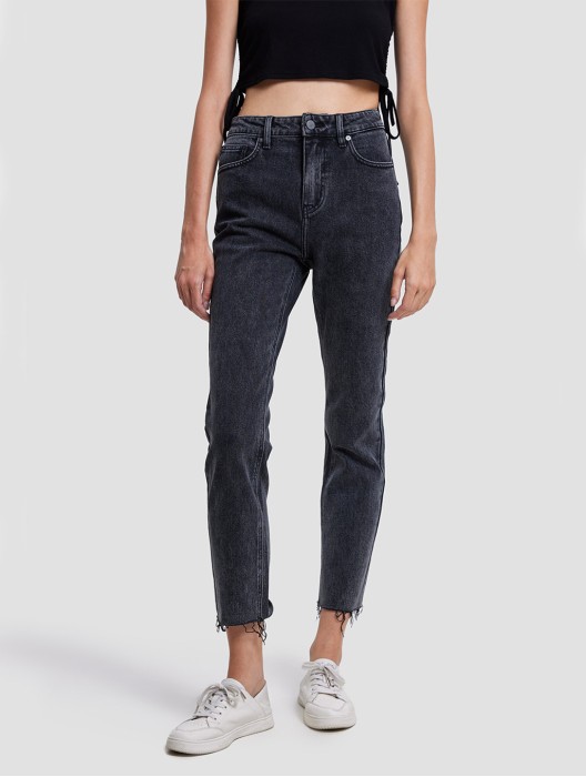 Hight Waist Tapered Jeans