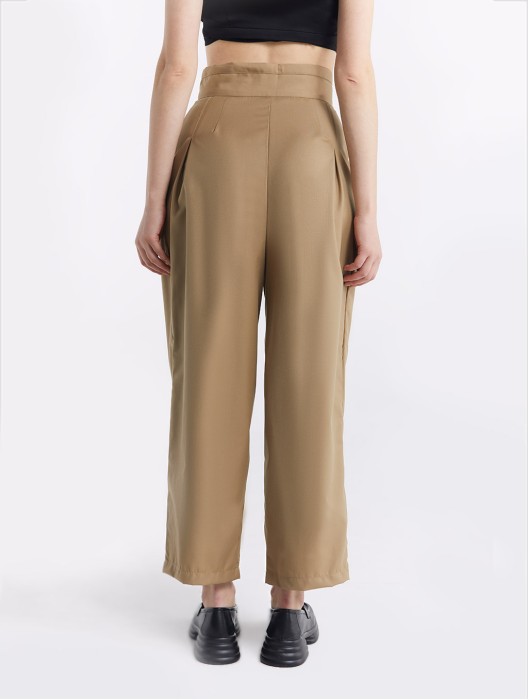 High Waisted Pleated Pants