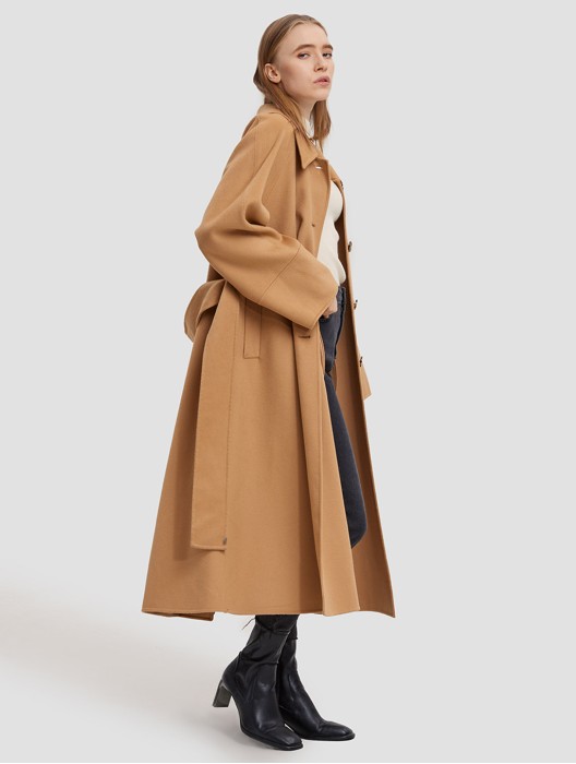 Buttoned Wool Coat